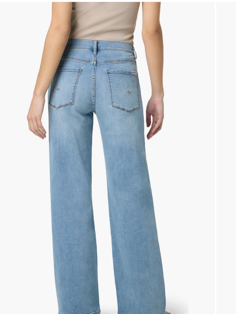 Hudson Jeans Light Blue Wide-Leg Women's Jeans